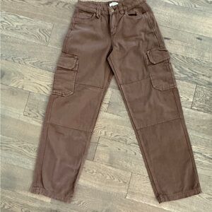 GARAGE Women's Brown Cargo Pants